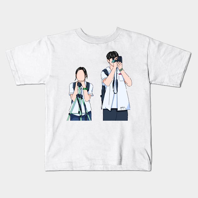 20th century girl Kids T-Shirt by ayshatazin